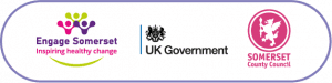Engage Somerset, UK Government and Somerset County Council logos