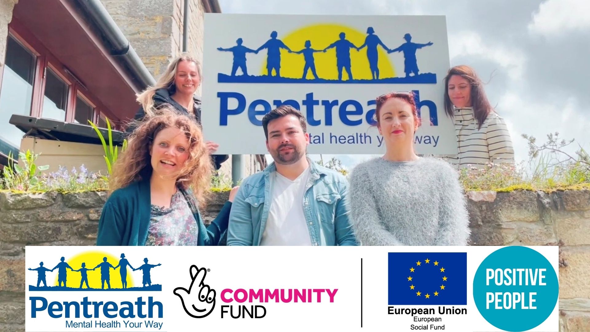 The Positive People team at Pentreath