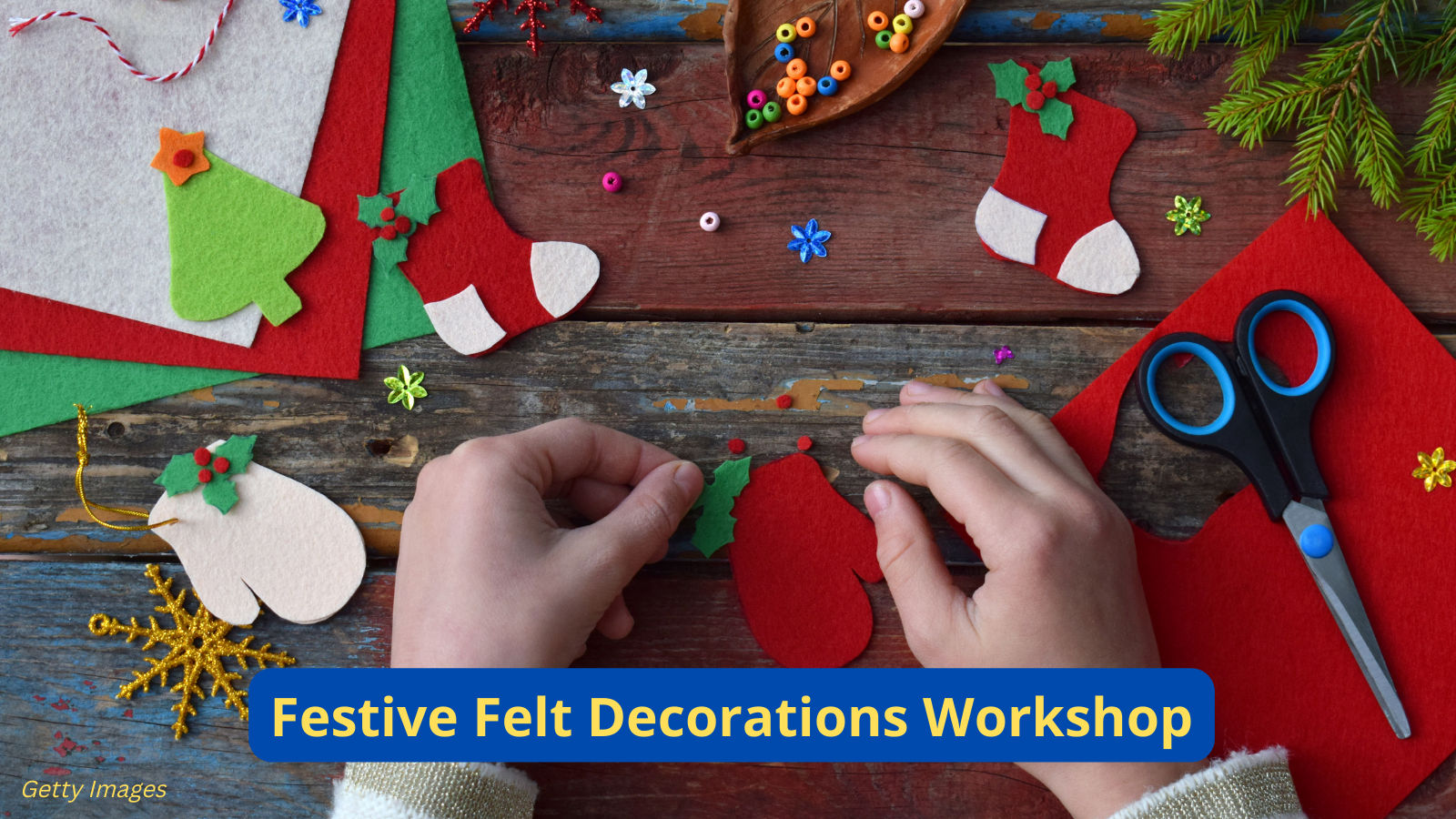 Festive Felt Decorations Workshop